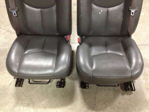 2005 GMC Sierra Driver/Passenger Side Front Bucket Pair Seats Gray ...